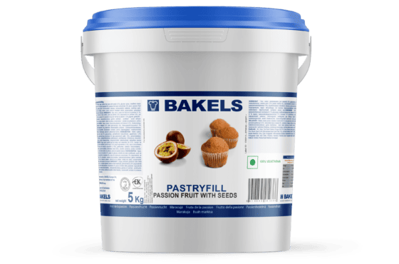 BAKELS PAILS [PASTRYFILL PASSION FRUIT WITH SEEDS 5 KG]